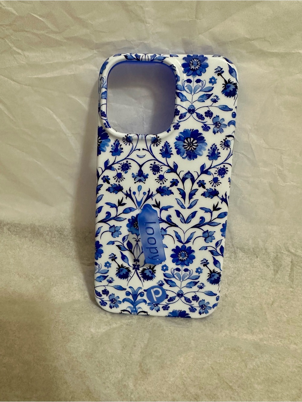 Loopy Case “Blue Willow” Blue and White Floral Phone Case